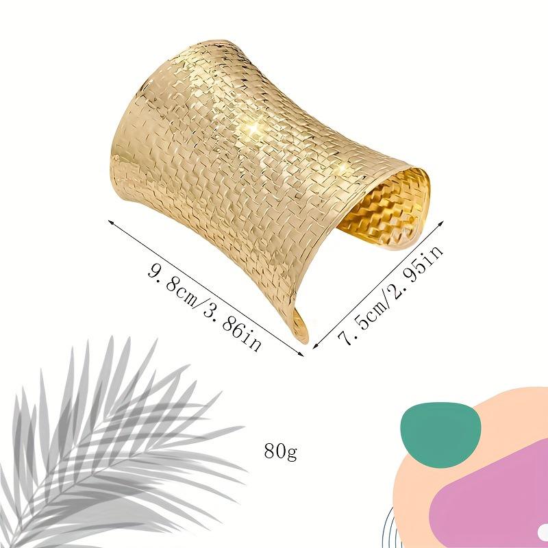 Трансграничный металлический узор панк-браслет - Женский ретро преувеличенный стиль браслет ювелирные изделия