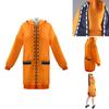 Kakegurui Compulsive Gambler Runa Yomozuki Cosplay Costume Cozy Hoodie Coat