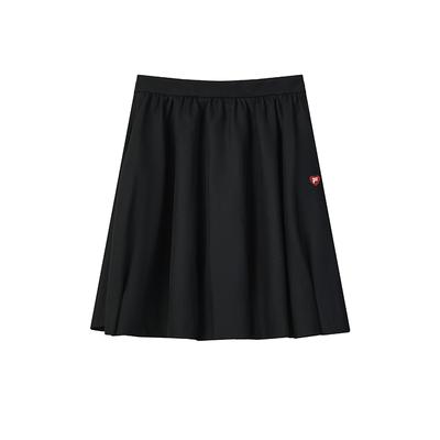 CNY Heart Skirt Fashion Classic Simple Basic Versatile Comfortable Loose Casual Mini Skirt Women Skirts Black F11W619302FBK