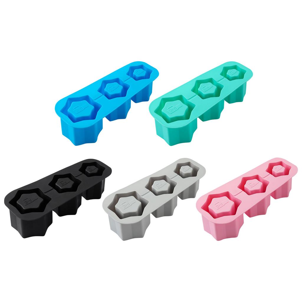 Ice Molds Tray For Tumbler, Reusable Ice Shot Glass Mold, Easy Release Silicone Reusable Large Ice Ball Trays With Lid For Freezer