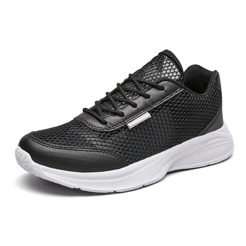 Hollow large mesh flat bottom MD lightweight sports shoes large size