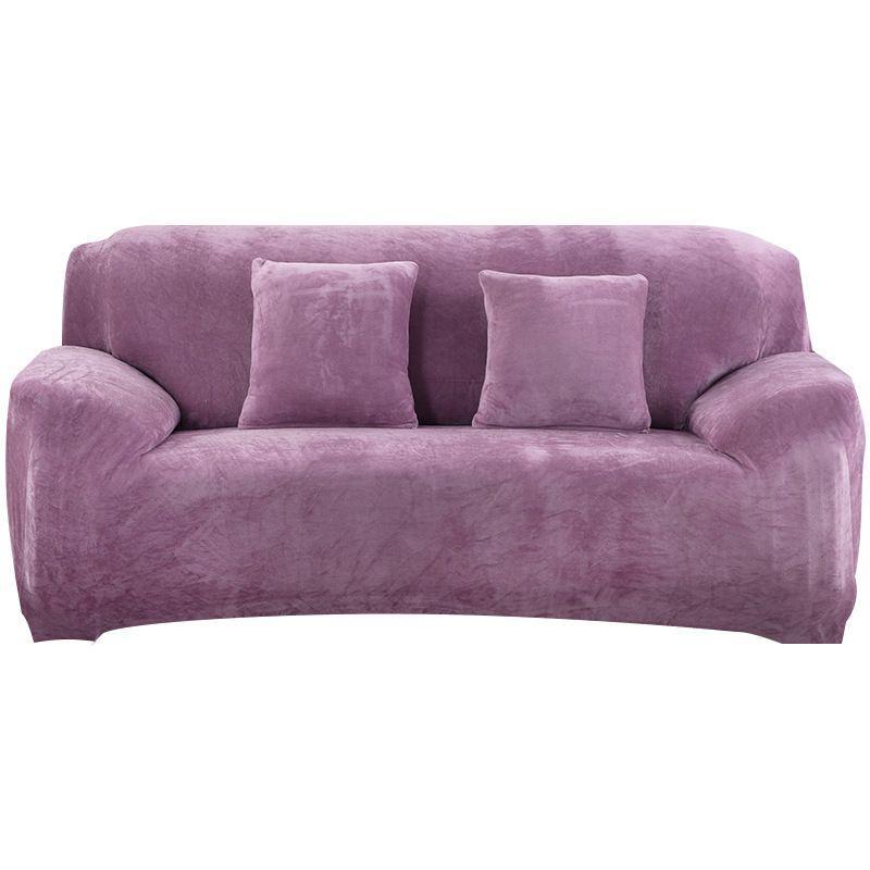 Elegant Elasticity Sofa Cover Soft Flannel Couch Cover For Stylish Home Dcor
