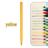 Erasable Posture Correcting Eternal Pencil - 12 Colors, No Sharpening Needed, Durable Lead, Perfect for Kids' Drawing.