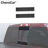 2* Rear Window Panel Decor Trim Cover Stickers For Chevy Silverado 14-17 Carbon