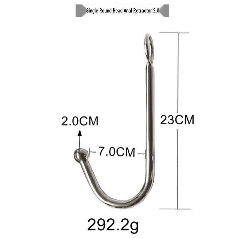 Adjustable Load-Bearing Anal Hook for BDSM Play