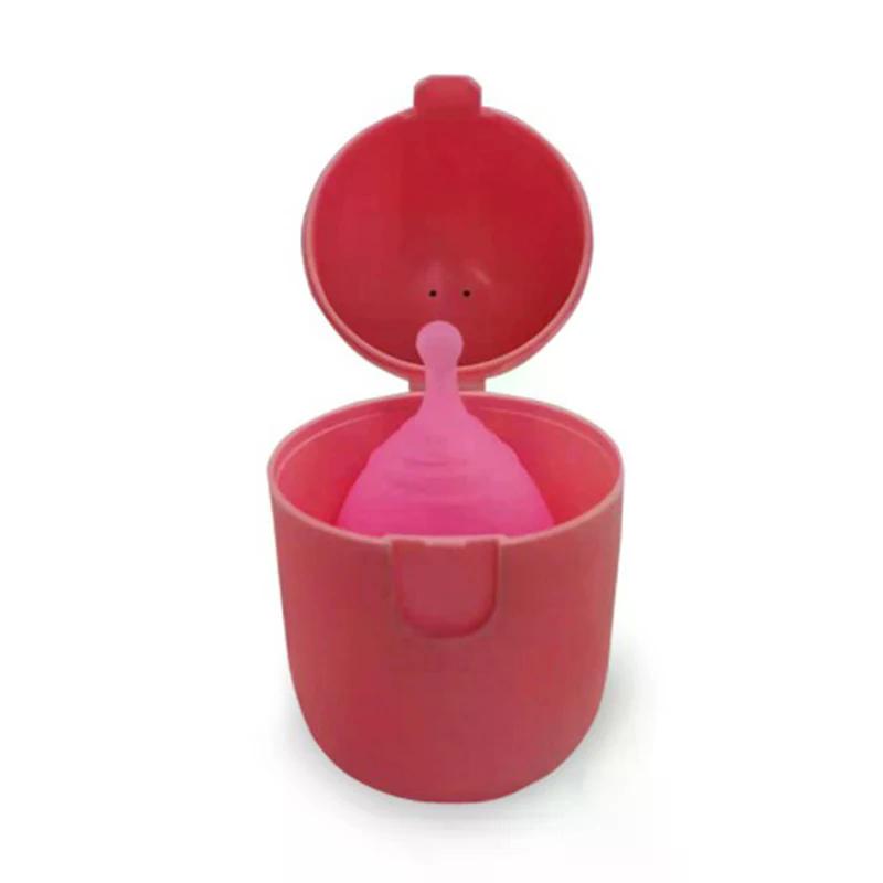 Tragbarer Menstruationstassen-Sterilisator, Desinfektionsbox, Aufbewahrungstasche, Periodenbecher-Etui