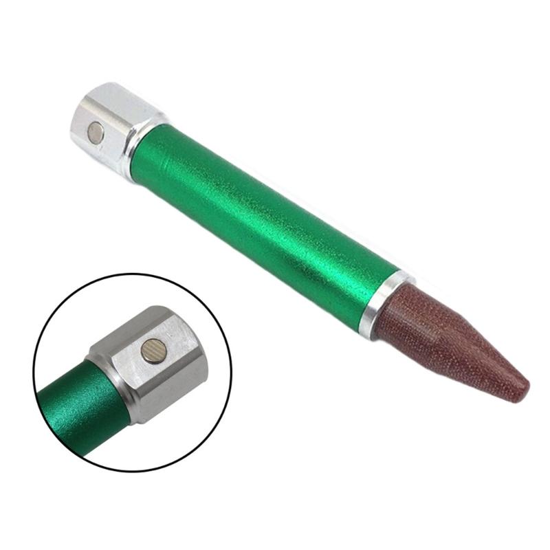 Automotive Repair Tool Car Dent Traceless Tap Down Pen Sheet Metal Dent Repair Leveling Pen with 3 Interchangeable Head