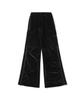 Sseochi410 Velvet Track Cargo Bootcut Pants Black