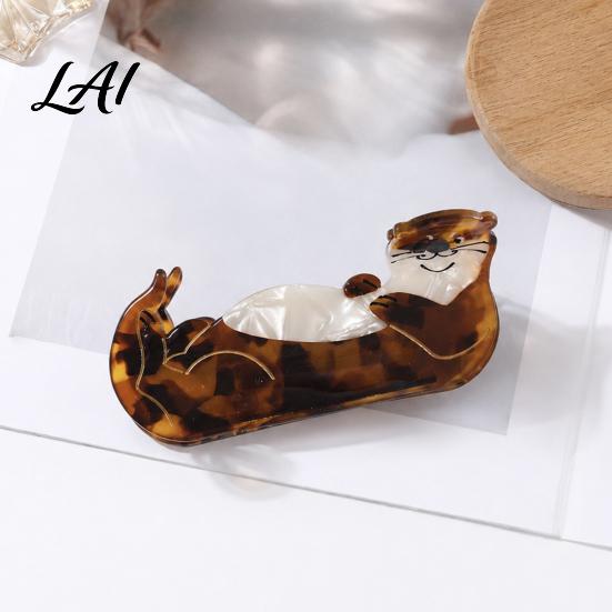 Fashionable Hairpins for Women Sea Animals Hair Claw Clip Women Elegant Ocean Theme Hairpin