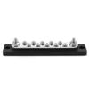 150A Bus Bar 10 Point Electric Terminal Board Block Dual Row for RVs Motorcycles Marine