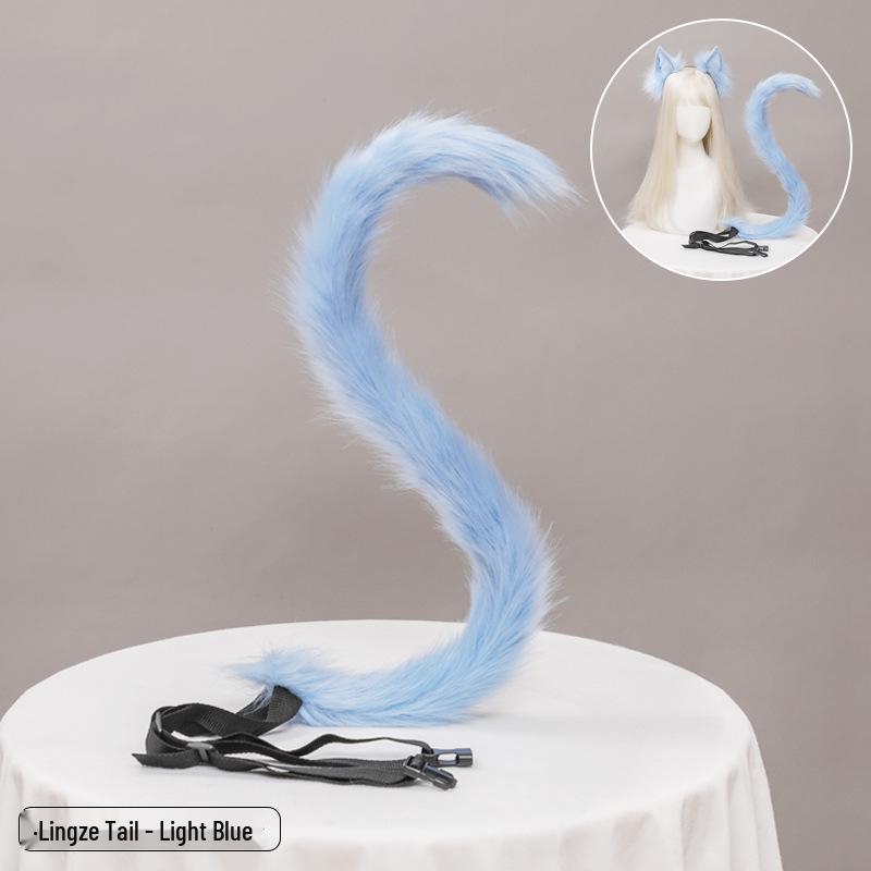 Handcrafted Plush Cat Ear Headband for Cosplay & DIY