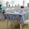 Modern Simple Cotton Double Warp And Double Weft Thickened Canvas, Leaf Flower Coffee Table Tablecloth Dining Table Cloth