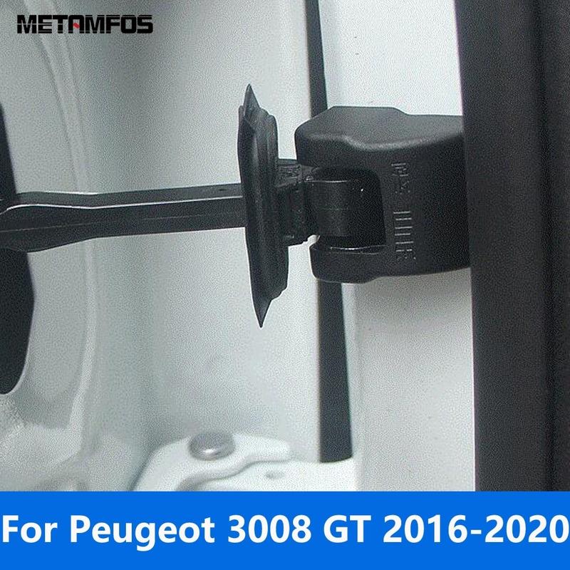 

For Peugeot 3008 GT 2016 2017 2018 Car Door Check Arm Cover Trim Door Stopper Limiting Arm Protection Cap Accessories