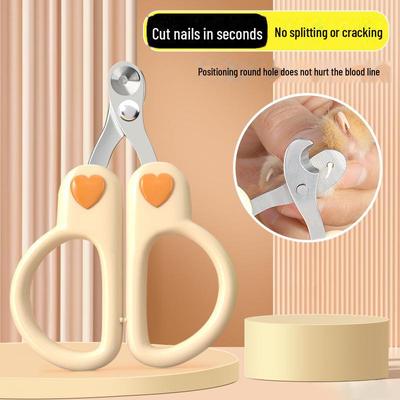 Pet Nail Clippers: Cat and Dog Round-Hole Scissors for Novice Users