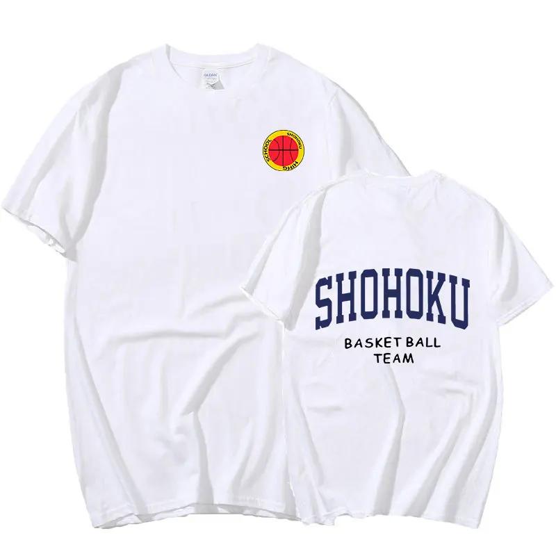 

Japanese Anime Shohoku Basket Ball Team TShirt Women Sakuragi Hanamichi Print Shirts Cosplay Harajuku Sleeve Aesthetic Clothes S
