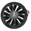 QX Motor 90mm EDF Set 1200KV Brushless Motor with 12 Blade Ducted Fan for RC Airplane