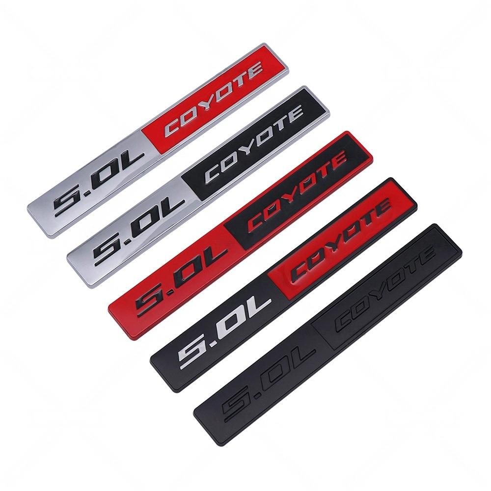 3D Metal 5.0 COYOTE Rear Trunk Side Fender Emblem Badge Sticker Car Accessories