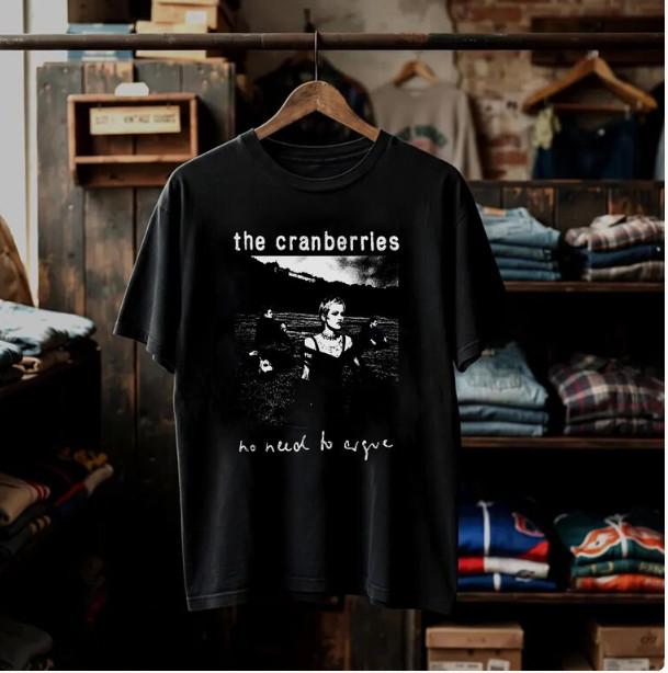 The Cranberries Shirt, Linger Lyrics T Shirt, Vintage 90s Alternative Rock Band