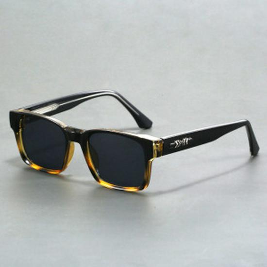 Retro Square Leopard Print Polarized Sunglasses with UV Protection for Men