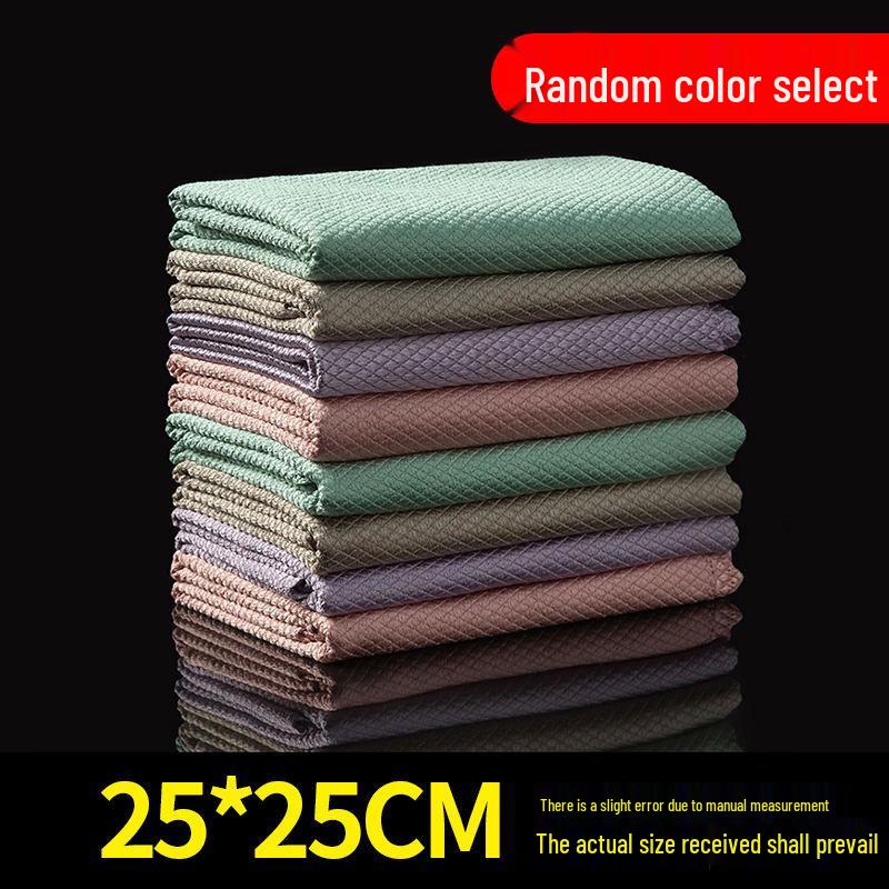 Streak-Free Lint-Free Absorbent Kitchen Cloth for Cleaning and Polishing