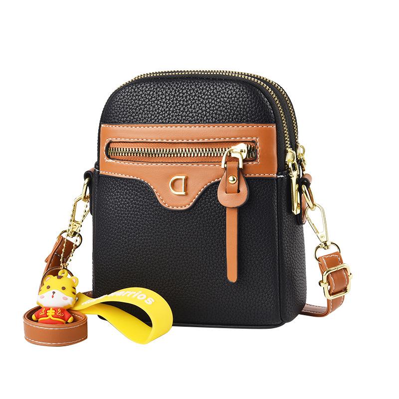 Summer mobile phone bag women's oblique span bag 2025 fashion small satchel women's lightweight mini small bag women