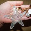 Women Sea World Starfish Pearl Pendant Shell Shell Keychain Key Ring Starfish Keychain Key Chains