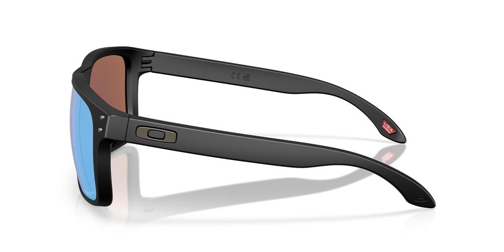 Oakley Sunglasses Frame Color Matte Lens Prizm Deep Water 61mm 0OO9487F, (Front) Black, Color Polar,