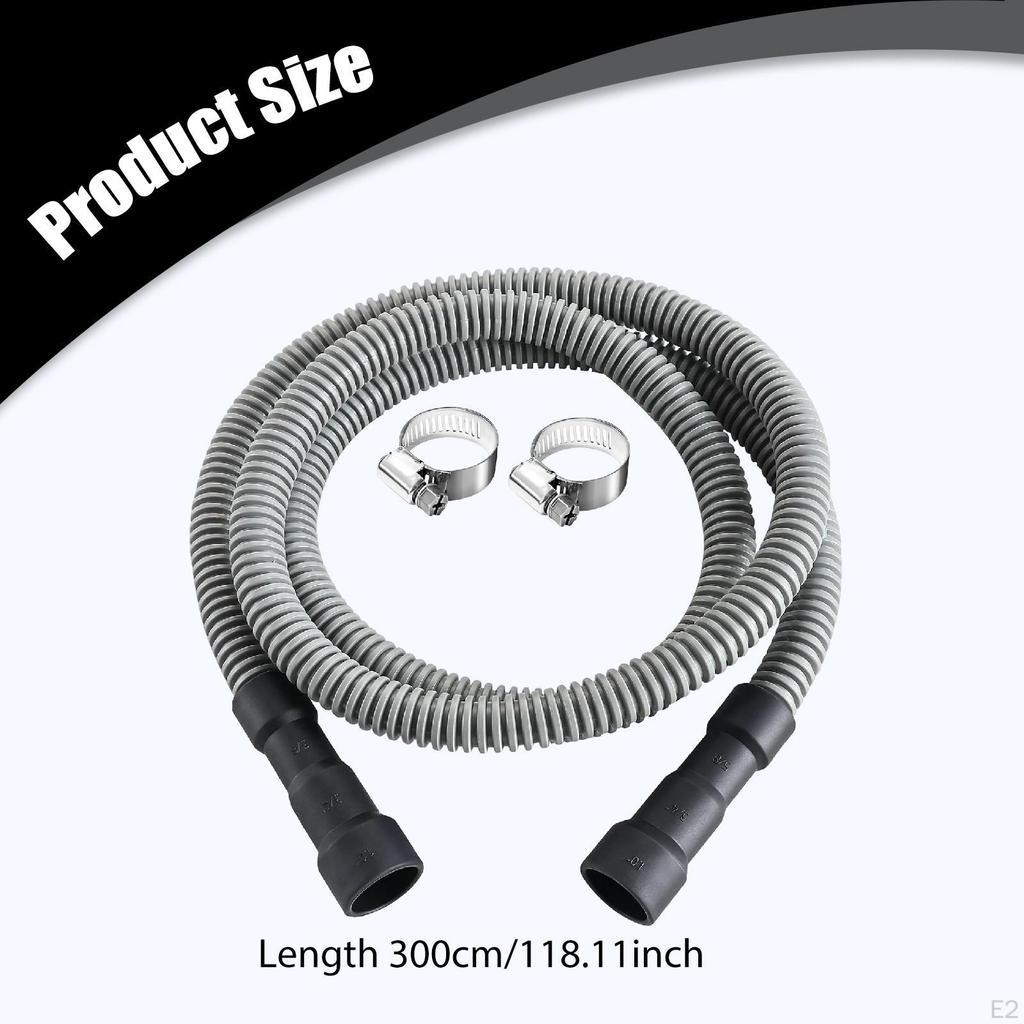 Dishwasher Drain Extension Hose Easy To Install Convenient Replacement Practical
