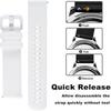 Replacement Wrist Band - Replacement Silicone Wrist Watch Band Strap With QucikFit For Garmin Forerunner 645