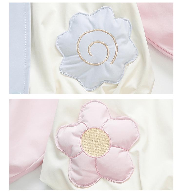 2025 Girls' Hooded Fashion Outerwear: Trendy Macaron Coat for Spring & Autumn