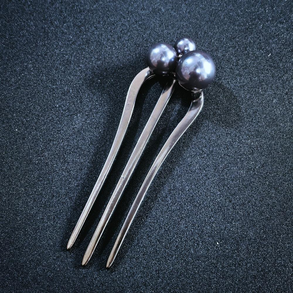 Luxury Pearl Hairpins For Women U-shaped Thick Metal Hair Clip Pins Women Girls Hair Sticks Hair Styling Tools Accessories Gifts