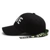 Hat Spring and Autumn New Embroidery Ribbon Baseball Cap Personalized Peaked Hat Outdoor Sun Hat Travel Hat Couple Hat