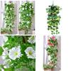Fake Morning Glory Vine For Stunning Indoor And Outdoor Decoration**