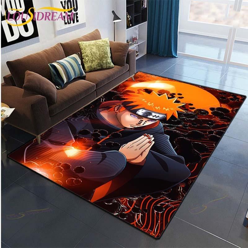 Cartoon Anime Naruto Obývací pokoj Koberec postava Ložnice Podložky na podlahu Dětská hra Koberec Kuchyňka Koupelna Protiskluzová podložka