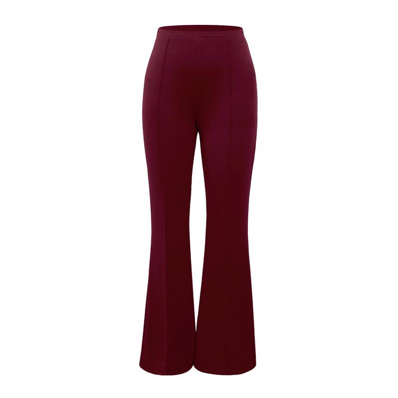 2024 Trendy Casual Flared Trousers: Versatile, Fashionable Wide-Leg Pants for a Chic Commute