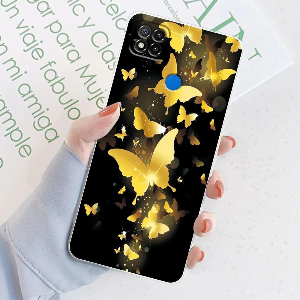 For Xiaomi Redmi 9C Case For Redmi 9C NFC Marble Transparent Silicone Soft TPU Case For Redmi 9C Redmi9C NFC Cover Bumper Back