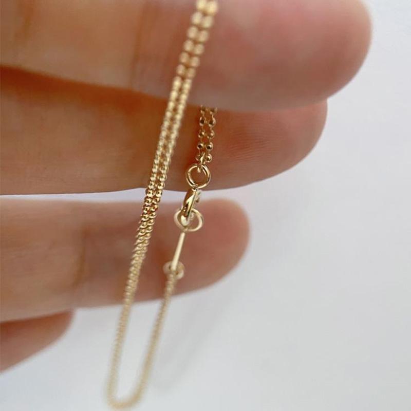 

S925 Double Round Neads Bracelets Women Korean Fashion Sweet Girls Hollow Delicate Bead Chain Bracelet Party Fine Jewelry Gifts 19cm