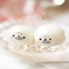 Kawaii Mini Soft White Seal Stress Relief Healing Toy Kids Gift Anti-Stress Ball Fingertip Squeeze Fun Toy Table Cute Ornaments