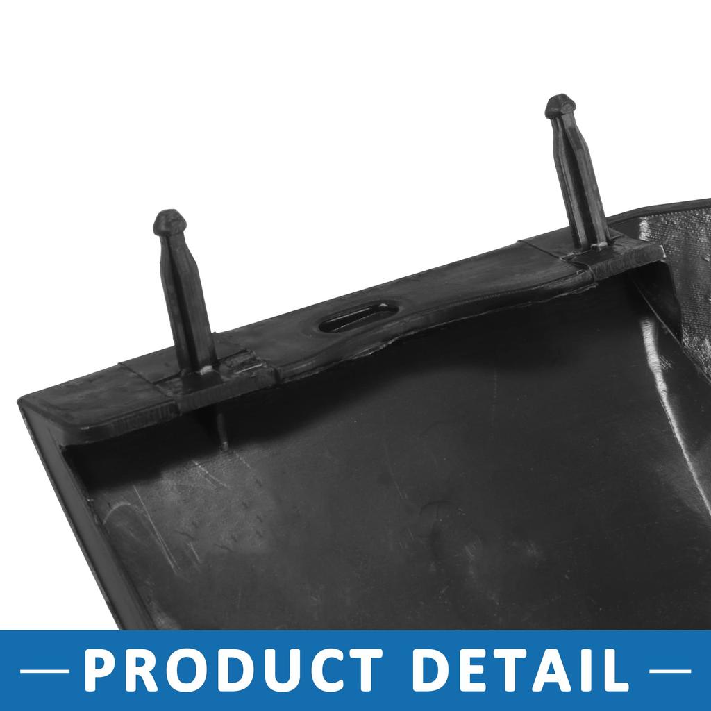 ABSOPRO Nedre frontlyktforlengere Skjermforlengelsespaneler for Toyota Sequoia Svart ABS-plast (Front) 53932-0C904 53931-0C904, 2009-2018,