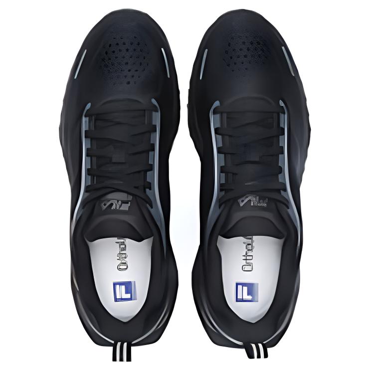 FILA Energy 2 Soft Comfortable Shock Absorbing Durable Low Top Running Shoes Men sneaker Black A12M431105FBB