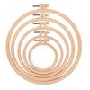 1Pc DIY Embroidery Hoop Tool Art Craft Cross Stitch Chinese Traditional Circle Round Bamboo Frame Wooden Sewing Tools Home Deco