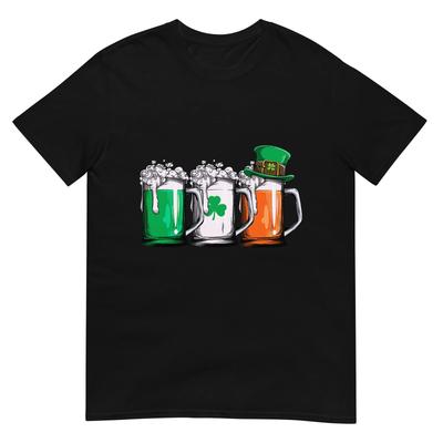 Irisches Bier Irland Flagge St. Patrick's Day Herren Damen Leprechaun T-Shirt