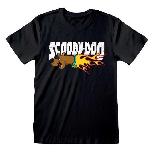 Scooby Doo Unisex Adult Scooby Flaming T-Shirt