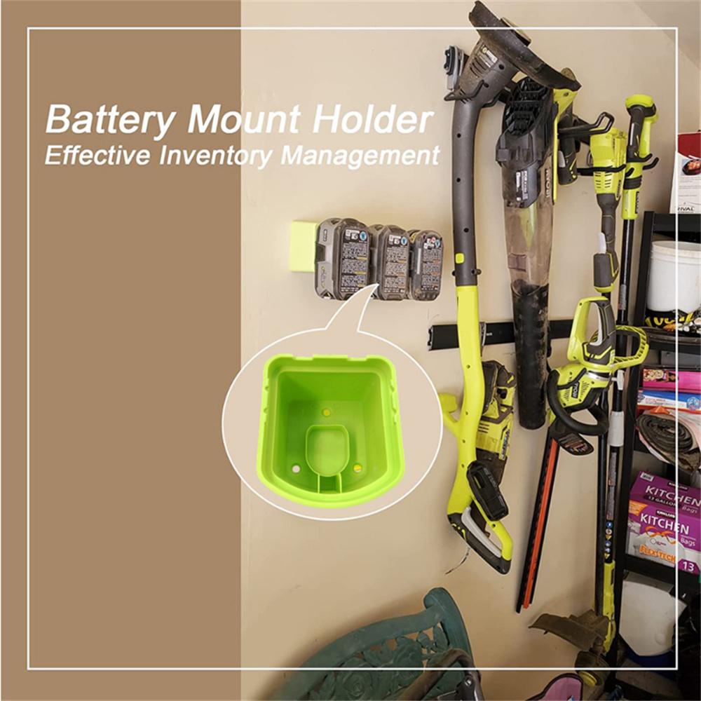 5Pcs Battery Holder W/ Screws For Ryobi 12-18V P117 P107 P108 Battery Wall Mount