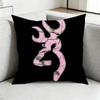 Deer Hunting CamoO Pillow Case Square DoubleSided Sofa Cushion Cover Bedroom Bedside Pillow Gift