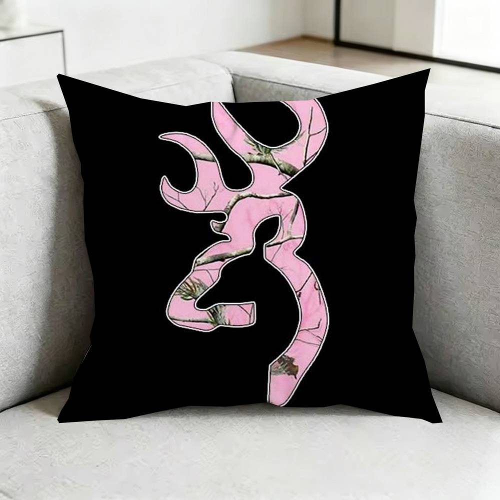 Deer Hunting CamoO Pillow Case Square DoubleSided Sofa Cushion Cover Bedroom Bedside Pillow Gift