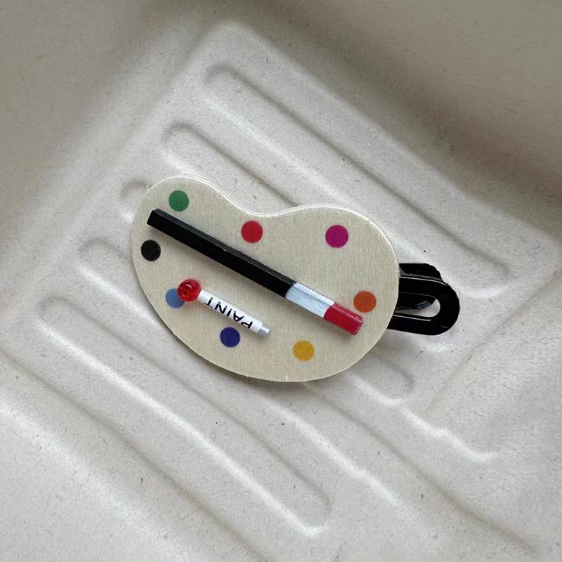 

Creative Drawing Board Handmade Duckbill Hair Clip Interesting Versatile Hair Clip Women s Hair Accessories Party Decoration