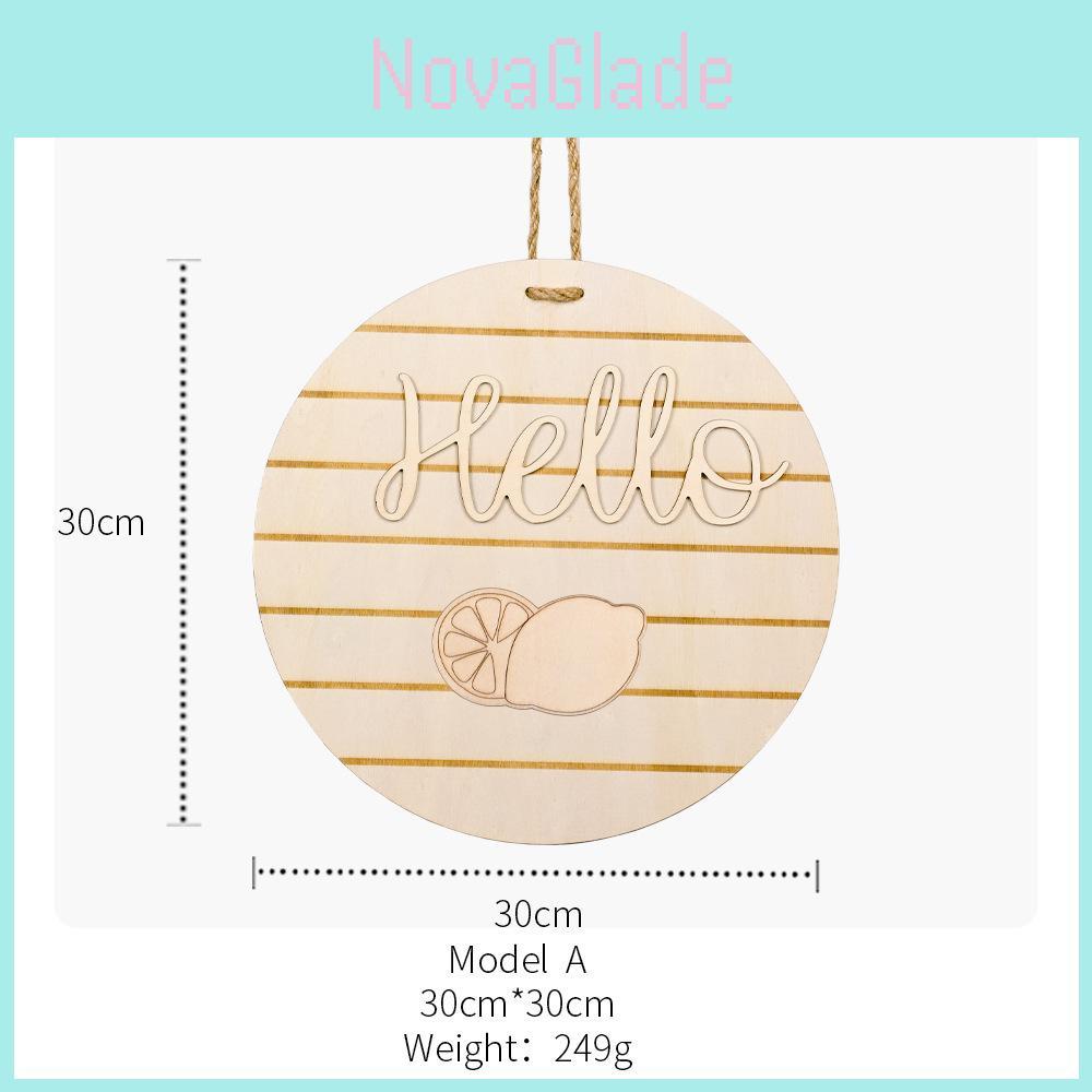 Creative Original Color Door Sign Hanging Ornament For Stylish Home Decoration