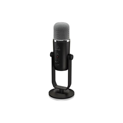 

Behringer USB Condenser Microphone with USB Audio Interface, All-in-One, Selectable Directionality, Headphone Output, Bigfoot