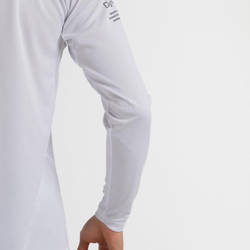 DESCENTE Long Sleeve Volleyball Comfortable To Move for Men and Club WH00 Shirt, In, Women, Activities, (DV5SLT01U)